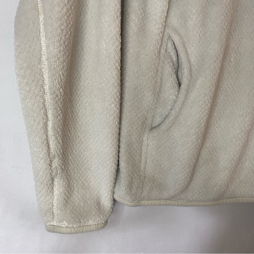 Patagonia Raw Linen Off White X-Dye Retool Snap T Fleece Jacket Pullover Top S - Picture 5 of 6